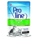 Proline Pouch Yavru Kedi Konservesi 100 gr Tavuk Etli Jöleli Premium Kalite Mama Segmenti
