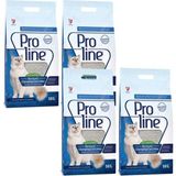 Proline Pro Line Topaklanan Kedi Kumu 10 Lt x 4 Kokusuz İnce Taneli Doğal Ürün Miktarı