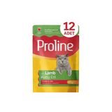 Proline Proline Pouch Kuzu Etli Yaş Kedi Mama 12 X 85 Gr