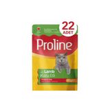 Proline Proline Pouch Kuzu Etli Yaş Kedi Mama 22 X 85 Gr