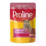 PROLINE Proline Pounc Pate Somonlu Yetişkin Kedi Yaş maması 85 gr