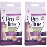 Proline Topaklanan İnce Taneli Lavanta Kokulu 2x10 lt Doğal Kedi Kumu