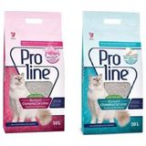Prolinem 10 lt Bebek Pudralı ve 10 lt Marsilya Sabunlu Kedi Kumu