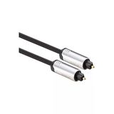 PROLİNK 60 Cm Optik Kablo Toslink Plug Metal Premıum Chrome Audıo Optik Fiber Ses Kablosu