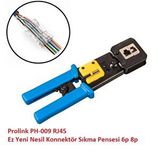 Prolink Ph-009 Rj45 Ez 6p 8p / Rj11 Rj12 Rj45 Yeni Nesil Konnektör Sıkma Pensesi Çok Renkli