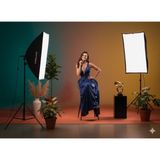 Prolite İkili Softbox Set Fotoğraf Çekimi ve Youtube Canlı Yayın Işığı, Hafif Tasarım ve Dayanıklı Malzeme