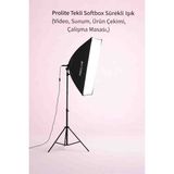 Prolite Soft Box Sürekli Işık Tekli Set Fotoğraf Video Ürün Çekimi