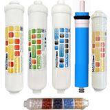 Prolite Store Inline Kapalı Kasa Su Arıtma Cihazlarına Uyumlu 6'Lı 10 Aşama Filtre