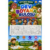 Proll Çiftlikte Hayat Dev Boyama Kağıdı 2 Metre