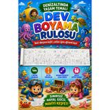 Proll Denizaltı Gözlemi Dev Boyama Kağıdı 2 Metre