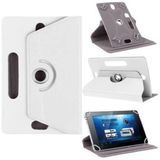 Prolysus Apple iPad Air 2 9,7" Inç Kılıf Üniversal Dönerli Dönebilen Standlı Stand Olabilen Kapaklı Tablet Kılıfı - Beyaz