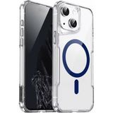 Prolysus Apple iPhone 15 Plus Kılıf Renkli Kamera Çıkıntılı Magsafe Şarj Özellikli T-Max Magsafe Sert Kapak + Ekran Koruyucu - Lacivert