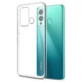 Prolysus Infinix Hot 12 Play Kılıf Kamera Korumalı Şeffaf Yumuşak Silikon Kılıf - Saydam
