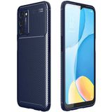 Prolysus Oppo A55 5g Kılıf Karbon Fiber Desenli Silikon Kılıf - Siyah