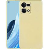 Prolysus Oppo Reno 7 4g Yumuşak Silikon Kılıf - Gold