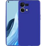 Prolysus Oppo Reno 7 4g Yumuşak Silikon Kılıf - Saks Mavi