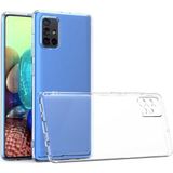 Prolysus Samsung Galaxy A71 Kamera Korumalı Şeffaf Yumuşak Silikon Kılıf