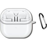 Prolysus Samsung Galaxy Buds 3 / Buds 3 Fe Kaliteli Silikon Kulaklık Kılıfı Kabı - Şeffaf