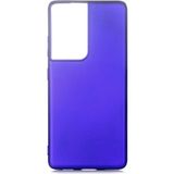 Prolysus Samsung Galaxy S21 Ultra Yumuşak Silikon Kılıf - Saks Mavi