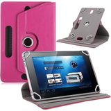Prolysus Samsung Galaxy Tab S9 Fe+Plus 12,4" Inç Kılıf Üniversal Dönerli Dönebilen Standlı Stand Olabilen Kapaklı Tablet Kılıfı - Pembe