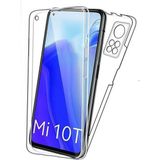 Prolysus Xiaomi Mi 10T Pro 360 Derece Kılıf Full Tam Koruma Ön Arka Şeffaf Kılıf - Saydam