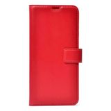 Prolysus Xiaomi Poco X3 Gt Kılıf Lüx Suni Deri Standlı Kapaklı Kartlıklı Bölmeli Cüzdan Kılıf - Kırmızı