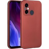 Prolysus Xiaomi Redmi 12C Yumuşak Silikon Kılıf - Kırmızı