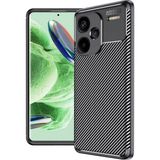 Prolysus Xiaomi Redmi Note 13 Pro Plus 5g Kılıf Karbon Fiber Desenli Silikon Kılıf - Siyah - Redmi Note 13 Pro+Plus