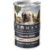 PROMAMA Growth 5000 Yavru Köpek Konserve Maması, Tavuk Etli 400 Gr. 36'lı Paket