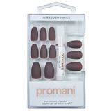 Promani Matte Bordo 24'lü Takma Tırnak Kiti