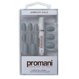 Promani PR-5673 Antrasit Gri Matte Takma Tırnak Kiti
