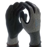ProMat 27-750 Kesilme Dayanımlı İş Eldiveni – Hava Geçirgen, Ergonomik Tasarım, Parmak Ucu Hassasiyetli, Temas Isı Dirençli – Otomotiv ve İnşaat İçin – 8/9/10 Beden – 5 Çift (10 Beden)