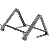 Promate Elevate Ayarlanabilir Çok Açılı Origami Dizayn Notebook Laptop Standı Gri