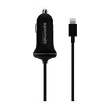 Promate iPhone Lightning Araç Çakmak Şarj Cihazı MFI Onaylı Siyah