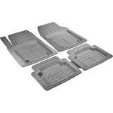 Promats Daewoo Espero Uyumlu 4d Extra Derin Havuzlu Profesyonel Kauçuk 5 Parça Paspas Gri
