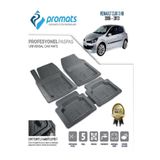 Promats Renault Clio 3 2005-2012 4d Oto Paspas Profesyonel Siyah