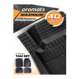 Promats Renault Clio5 2019 Sonrası 4d Oto Paspas Maximum Siyah