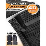 Promats Renault Megane 2 Sedan 2004-2009 4d Oto Paspas Maximum - Siyah