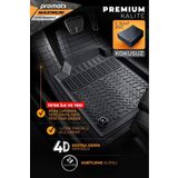 PROMATS Volkswagen Beetle Uyumlu Oto Paspas 4d Maximum (siyah)