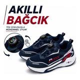 Promax Akıllı Bağcıklı Çocuk Spor Ayakkabı Lacivert 31-35 - 001-Lacivert