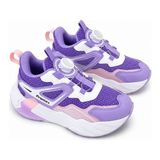 Promax Neo Akıllı Bağcıklı Çocuk Spor Ayakkabı Lila 31-35 - 375Lila