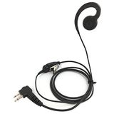 PROMAXPOWER Motorola İki Yönlü Telsiz Walkie Talkies CP110, CP185, CP200, CLS1110, CLS1410, EP450, RDM2070D için PTT Düğmeli Mikrofonlu 1-Tel C-Shape Döner Kulaklık Kulaklık