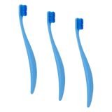 PROMIS Bioplastik Tekli Diş Fırçası Blue – 6750 Antibakteriyel Yumuşak Kıl, Ergonomik Lignin Sap, İtalyan Tasarımı, Alman Üretimi (3 paketi)