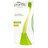 Promis Biplastic Single Diş Fırçası 6750 - Soft - Green - Tutucu Hediyeli