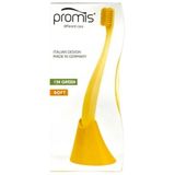 Promis Biplastic Single Diş Fırçası 6750 - Soft - Yellow - Tutucu Hediyeli