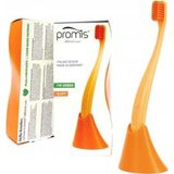 Promis Biplastic Turuncu Single Diş Fırçası 6750 - Soft - Tutucu Hediyeli