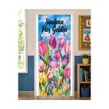 PROMISEBACKDROP2 190x75cm Lastikli kapı süsü, Kumaş kapı giydirme, Sınıfına Hoşgeldin, Sınıf Kapısı, Okul etkinlik kapı süsü