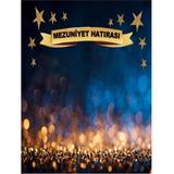 Promisebackdrop2 200X200CM Ek Dikişli Mezuniyet Hatırası Okul Etkinlik Kumaş Pano