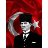 Promisebackdrop2 250X200CM Ekleme Dikişli Kumaş Okul Etkinlik Fon Atatürk ,23 Nisan Pano, Tiyatro,