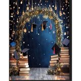 Promisebackdrop2 Ana Okul,mezunıyet Okul Pano,kumaş Arka Fon 250X200CM Ek Dikişli